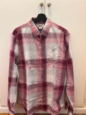 NWT Penguin by Munsingwear Button Down Shirt 100% Cotton [L | Red Flannel]